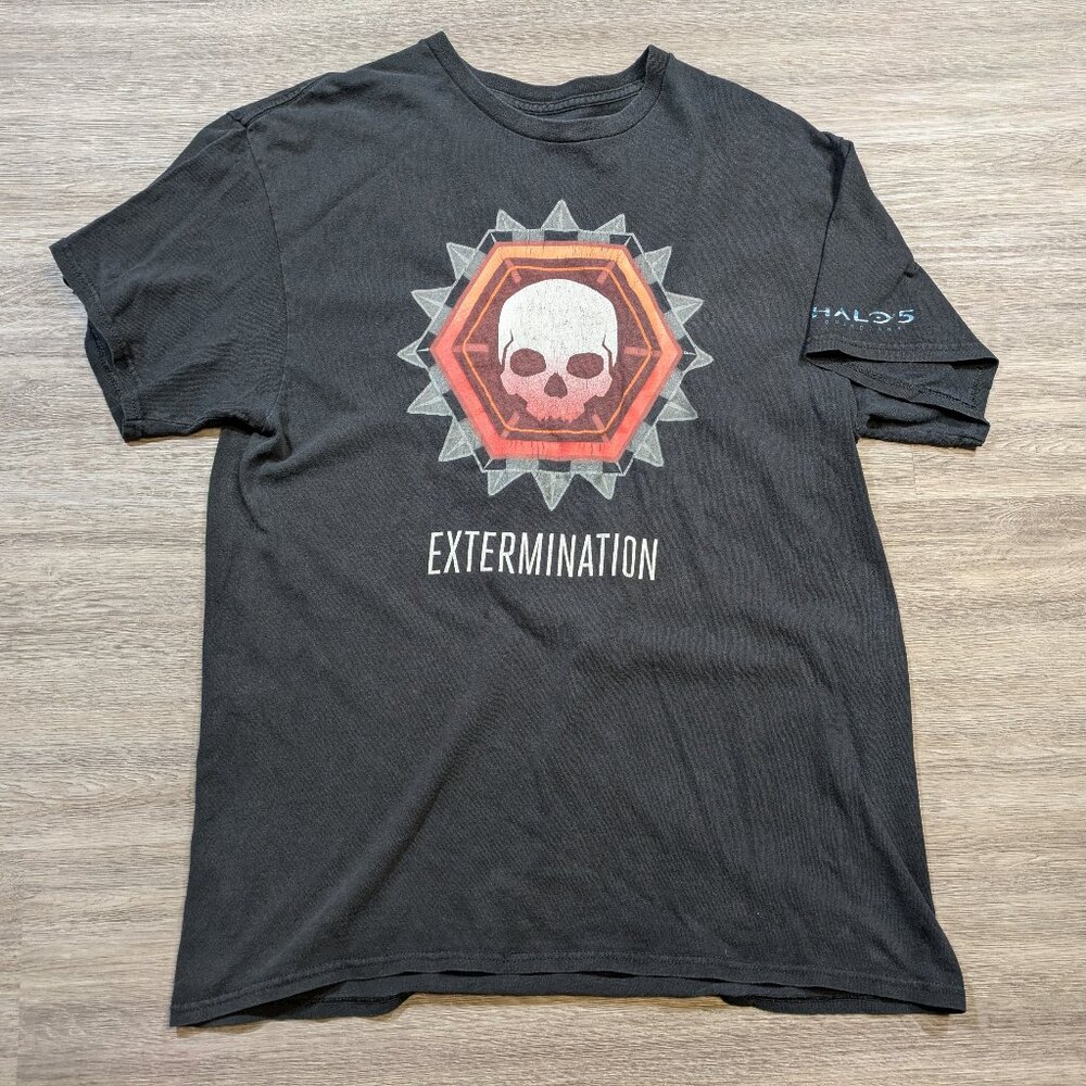 Halo 5 Guardians Men's Large Shirt Bungie 2015 Extermination Microsoft Gaming